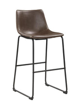 Coaster Michelle Armless Bar Stools Two-tone Brown and Black (Set of 2) Model 102536